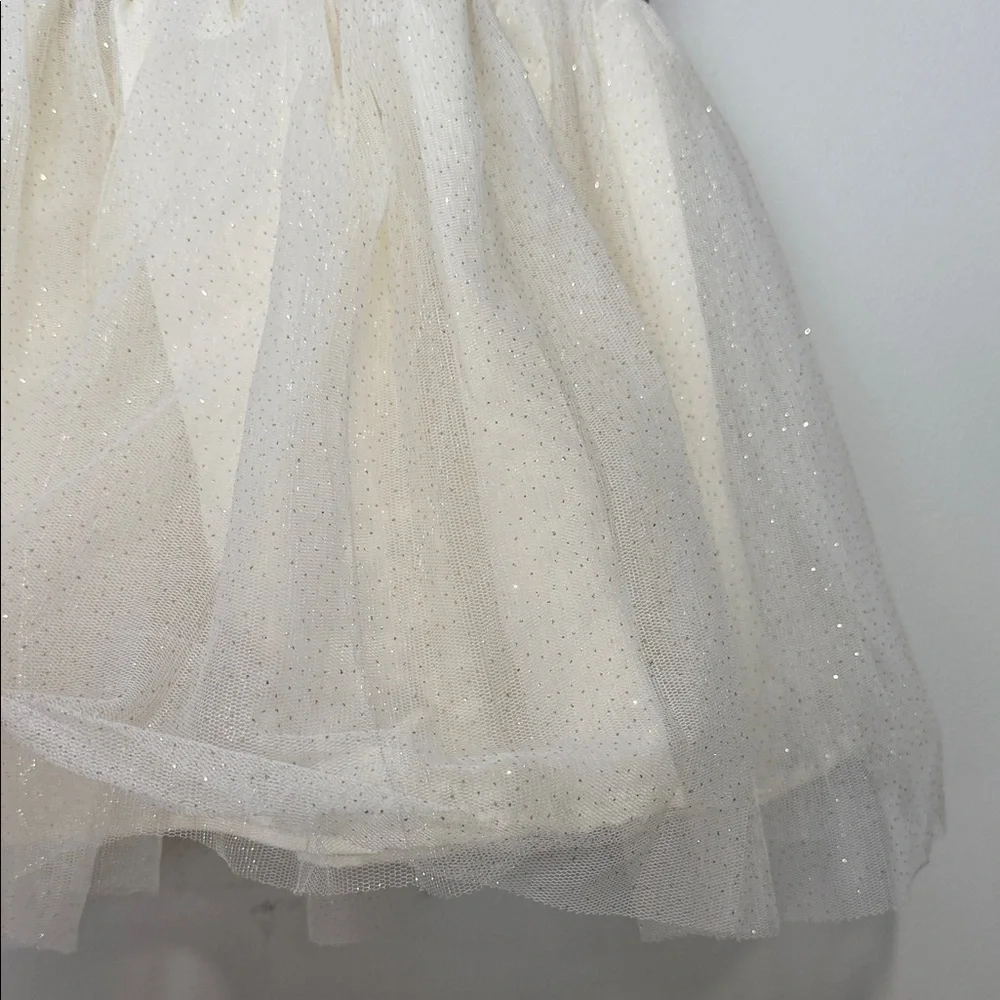 White Coat with Red Bow Accents & Matching Dress